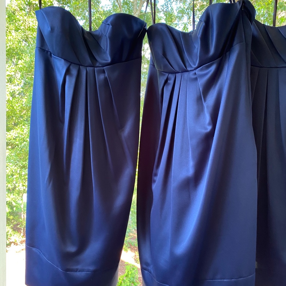 Navy Blue Bridesmaid Dress